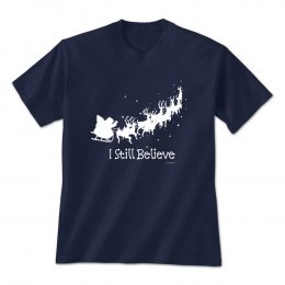 Navy Blue I Still Believe T-Shirts 