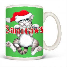 White Santa Claws Coffee Mugs 