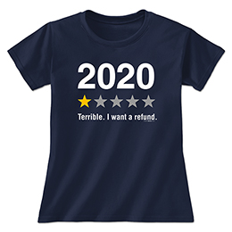 Navy 2020 Review Refund Ladies T-Shirts 