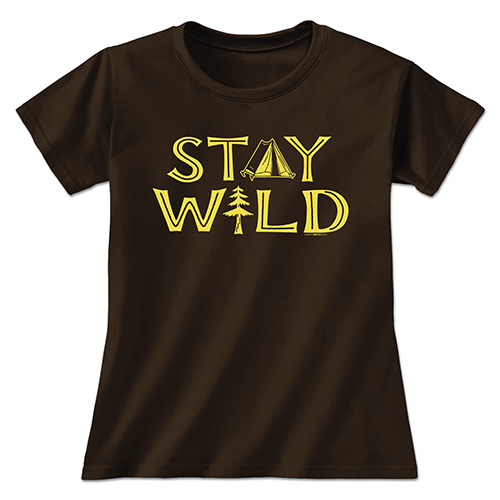 Stay Wild - Tent and Tree