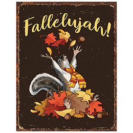 NA Fallelujah Tin Sign 