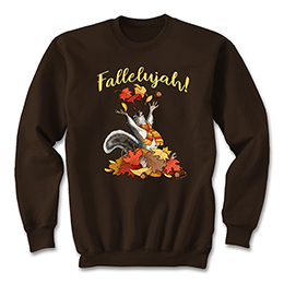 Dark Chocolate Fallelujah Sweatshirts 