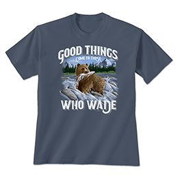 Steel Blue Those Who Wade T-Shirts 