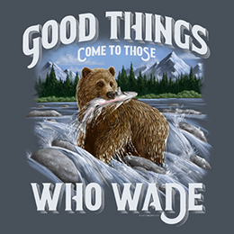 Heather Navy Those Who Wade T-Shirt 