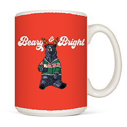 White Beary and Bright Coffee Mugs 