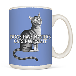 White Cats Have Staff Coffee Mugs 