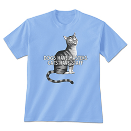 Carolina Blue Cats Have Staff T-Shirts 