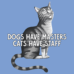 Carolina Blue Cats Have Staff T-Shirt 