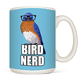 White Bird Nerd Coffee Mugs 