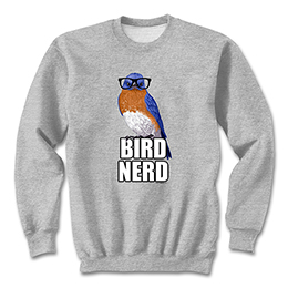 Heather Grey Bird Nerd Sweatshirts 