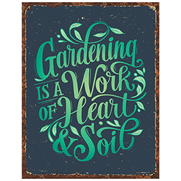 NA Heart and Soil Tin Sign 