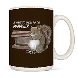 White The Manager Coffee Mugs 