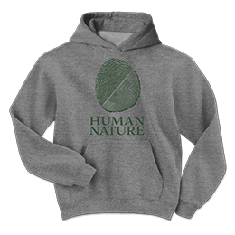 Graphite Heather Human Nature Hooded Sweatshirts 