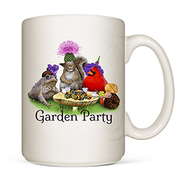 White Garden Party Mugs 