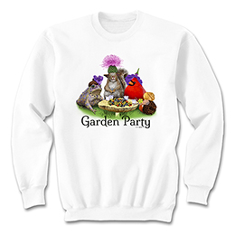 White Garden Party Sweatshirts 