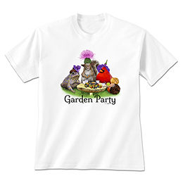 White Garden Party T-Shirts 
