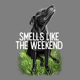 Graphite Heather Smells Like the Weekend T-Shirt 