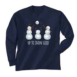 Navy Up to Snow Good T-Shirt 