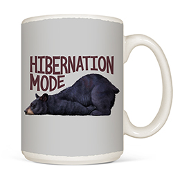 White Hibernation Mode Coffee Mugs 