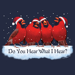 Navy Do You Hear What I Hear T-Shirt 