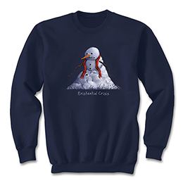 Navy Existential Crisis Sweatshirts 