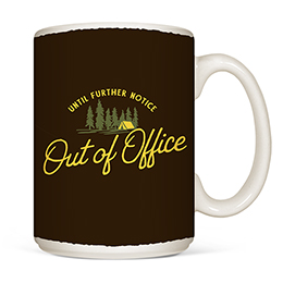White Out of Office - Camp Mugs 