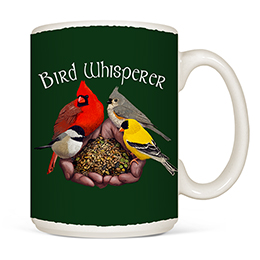 White Bird Whisperer Mugs 