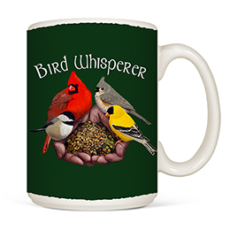 White Bird Whisperer Coffee Mugs 