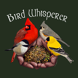 Forest Green Bird Whisperer T-Shirt 