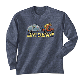 Heather Navy Happy Campbear T-Shirt 