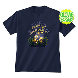 Navy Nature's Night Light T-Shirts 