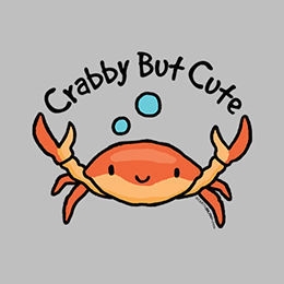 Sports Grey Crabby But Cute T-Shirt 