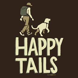 Dark Chocolate Happy Tails T-Shirt 