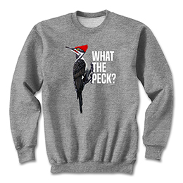 Graphite Heather What The Peck Sweatshirts 