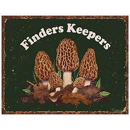 NA Finders Keepers Tin Sign 