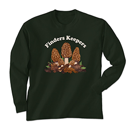 Forest Green Finders Keepers Long Sleeve Tees 
