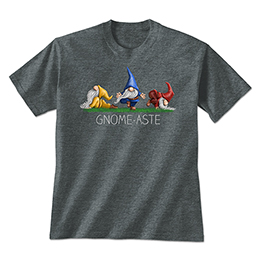 Dark Heather Gnome-aste T-Shirts 