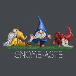 Dark Heather Gnome-aste T-Shirt 