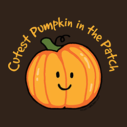 Dark Chocolate Cutest Pumpkin in the Patch T-Shirt 