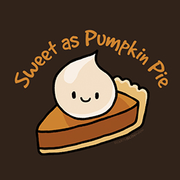 Dark Chocolate Sweet as Pumpkin Pie T-Shirt 