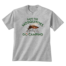 Sports Grey Save the Mosquitoes T-Shirts 