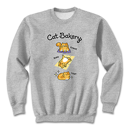 Sports Grey Cat Bakery Sweatshirts 