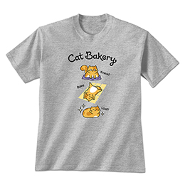 Sports Grey Cat Bakery T-Shirts 