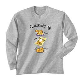 Sports Grey Cat Bakery T-Shirt 