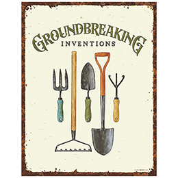 NA Groundbreaking Inventions Tin Sign 