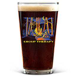Navy Group Therapy Pint Glass - Color Printed 