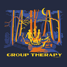 Navy Group Therapy T-Shirt 