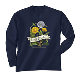 Navy Just Dandy Long Sleeve Tees 