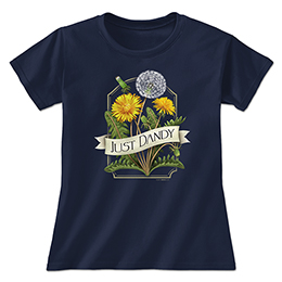 Navy Just Dandy Ladies T-Shirts 