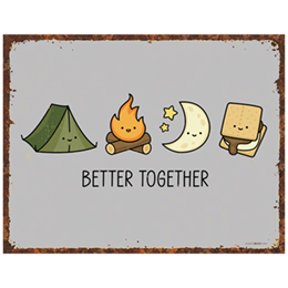 NA Better Together - Camp Tin Sign 